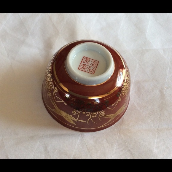 Vintage kutani sake set, 6 pieces - Picture 4 of 4